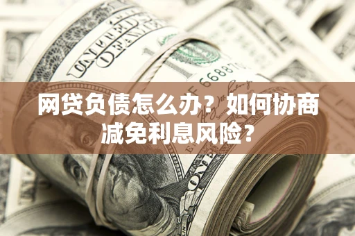济南网贷负债怎么办？如何协商减免利息风险？