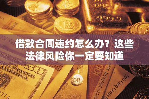 济南借款合同违约怎么办？这些法律风险你一定要知道