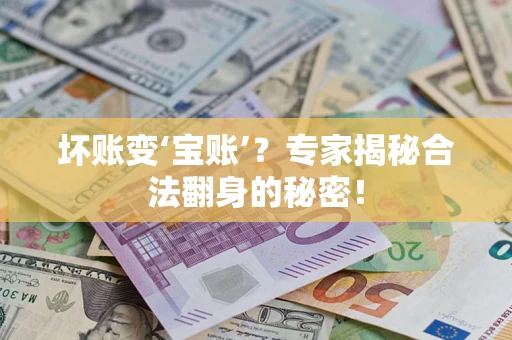 济南坏账变‘宝账’？专家揭秘合法翻身的秘密！