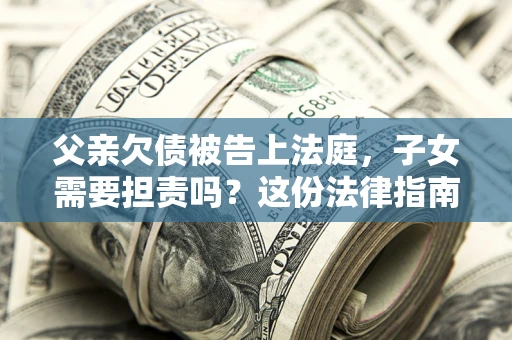 济南父亲欠债被告上法庭，子女需要担责吗？这份法律指南必须看完