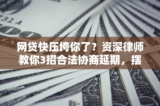 济南网贷快压垮你了？资深律师教你3招合法协商延期，摆脱暴力催收！