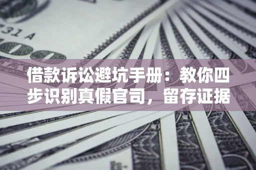 济南借款诉讼避坑手册：教你四步识别真假官司，留存证据不踩雷