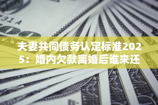济南夫妻共同债务认定标准2025:婚内欠款离婚后谁来还? 济南夫妻共同债务认定标准2025:婚内欠款离婚后谁来还?
