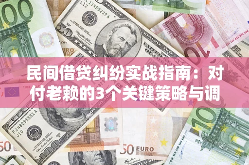 济南民间借贷纠纷实战指南：对付老赖的3个关键策略与调解盲区解析