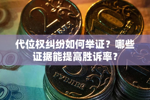 济南代位权纠纷如何举证？哪些证据能提高胜诉率？