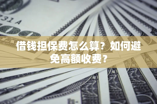 济南借钱担保费怎么算？如何避免高额收费？