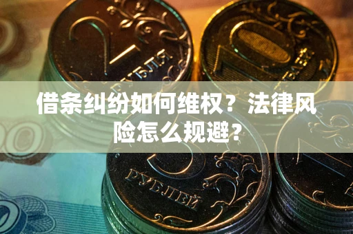 济南借条纠纷如何维权？法律风险怎么规避？